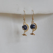 Load image into Gallery viewer, Spinning Globe Earrings