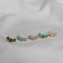 Load image into Gallery viewer, Floral Ear Climbers
