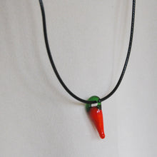 Load image into Gallery viewer, Lampwork Chilli Cord Necklace
