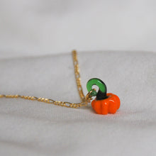 Load image into Gallery viewer, Lampwork Pumpkin Necklace