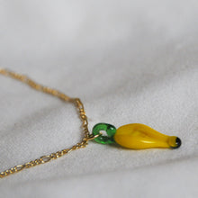 Load image into Gallery viewer, Lampwork Banana Necklace