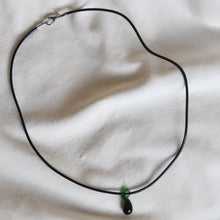 Load image into Gallery viewer, Lampwork Aubergine Cord Necklace