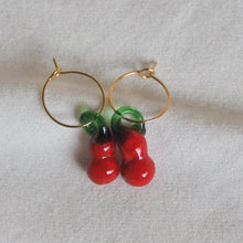Load image into Gallery viewer, Lampwork Fruit Hoops