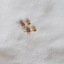 Load image into Gallery viewer, Gold Ball Studs