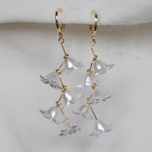 Load image into Gallery viewer, Floral Waterfall Earrings