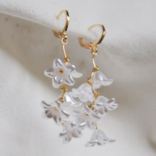 Load image into Gallery viewer, Floral Waterfall Earrings