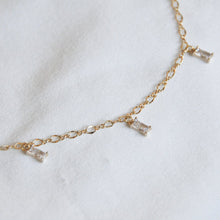 Load image into Gallery viewer, Tiny Rectangle Necklace