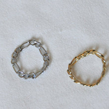 Load image into Gallery viewer, Chunky Figaro Chain Rings