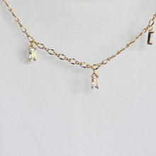 Load image into Gallery viewer, Tiny Rectangle Necklace