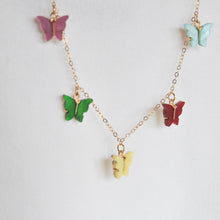 Load image into Gallery viewer, Butterfly Garden Necklace