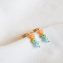 Load image into Gallery viewer, Triple Flower Earrings