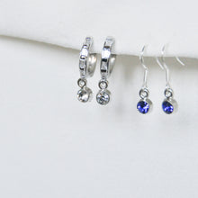 Load image into Gallery viewer, Tiny Rhinestone Earrings