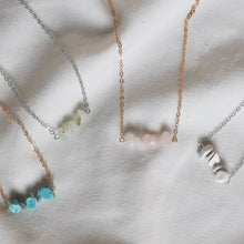 Load image into Gallery viewer, Gemstone Bar Necklace