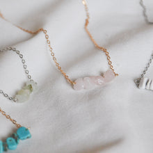 Load image into Gallery viewer, Gemstone Bar Necklace