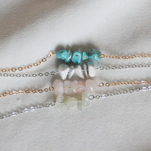 Load image into Gallery viewer, Gemstone Bar Necklace