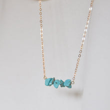 Load image into Gallery viewer, Gemstone Bar Necklace