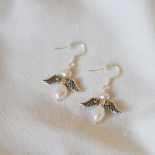 Load image into Gallery viewer, Pearl Angel Earrings