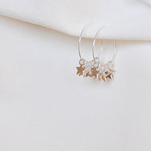 Load image into Gallery viewer, Star Shaker Hoops