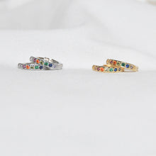 Load image into Gallery viewer, Rainbow Hoops