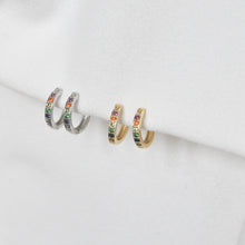 Load image into Gallery viewer, Rainbow Hoops