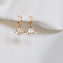 Load image into Gallery viewer, Ivory Planet Earrings