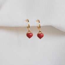 Load image into Gallery viewer, Little Heart Hoops