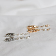 Load image into Gallery viewer, Pearl Chain Earrings
