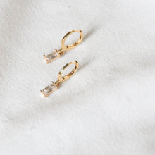 Load image into Gallery viewer, Tiny Rectangle Earrings