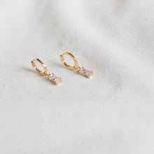Load image into Gallery viewer, Tiny Rectangle Earrings