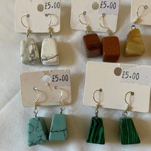 Load image into Gallery viewer, Chunky Gemstone Earrings
