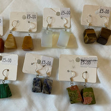 Load image into Gallery viewer, Chunky Gemstone Earrings
