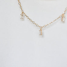 Load image into Gallery viewer, Tiny Rectangle Necklace
