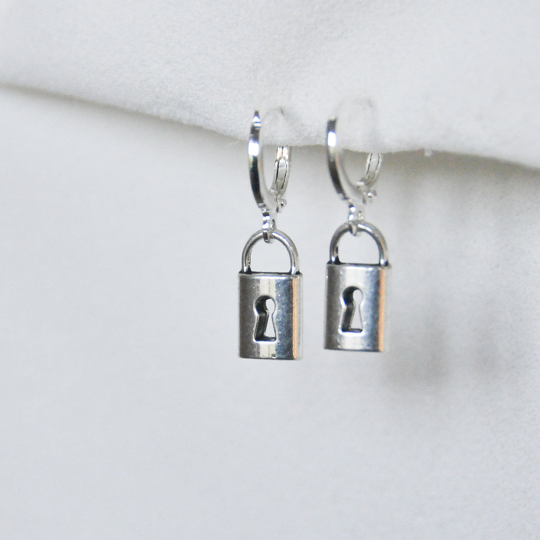 Padlock Earrings