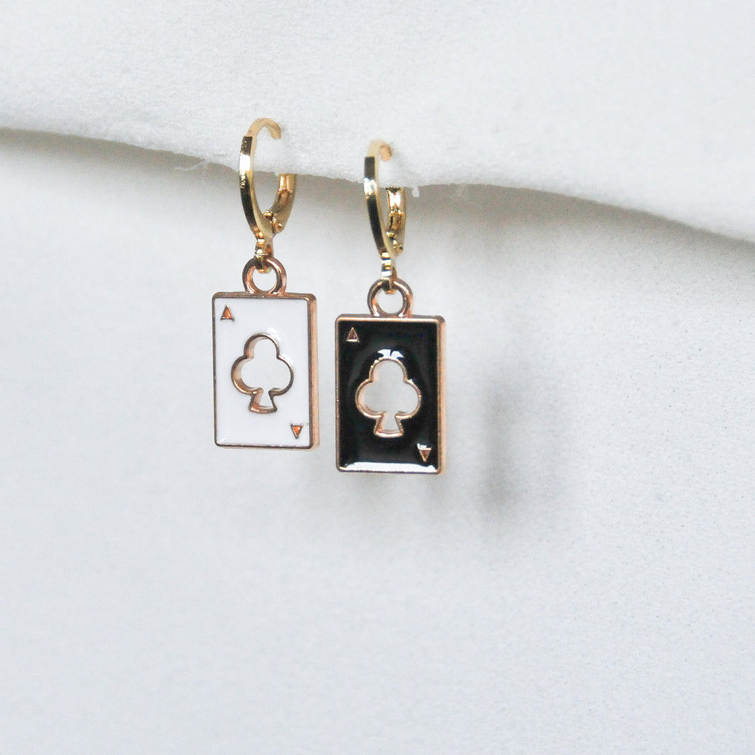 Ace of Clubs Earrings