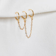 Load image into Gallery viewer, Triple Gold Hoops

