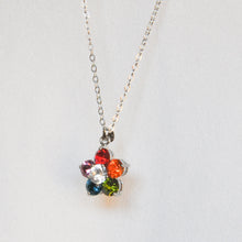 Load image into Gallery viewer, Colourful Flower Necklace

