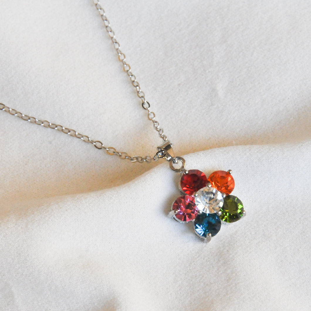 Colourful Flower Necklace