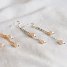Load image into Gallery viewer, Double Pearl Drop Earrings
