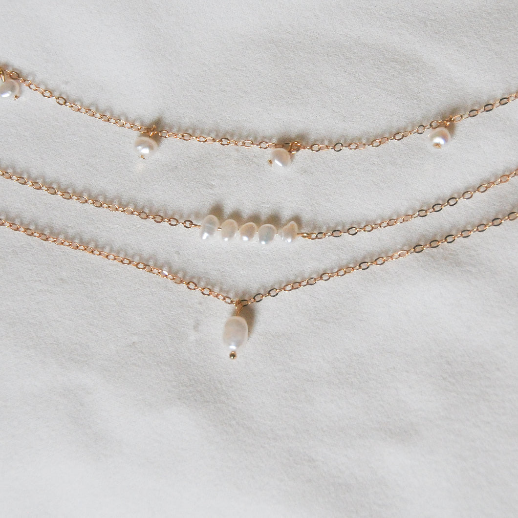 Pearl Necklace Set