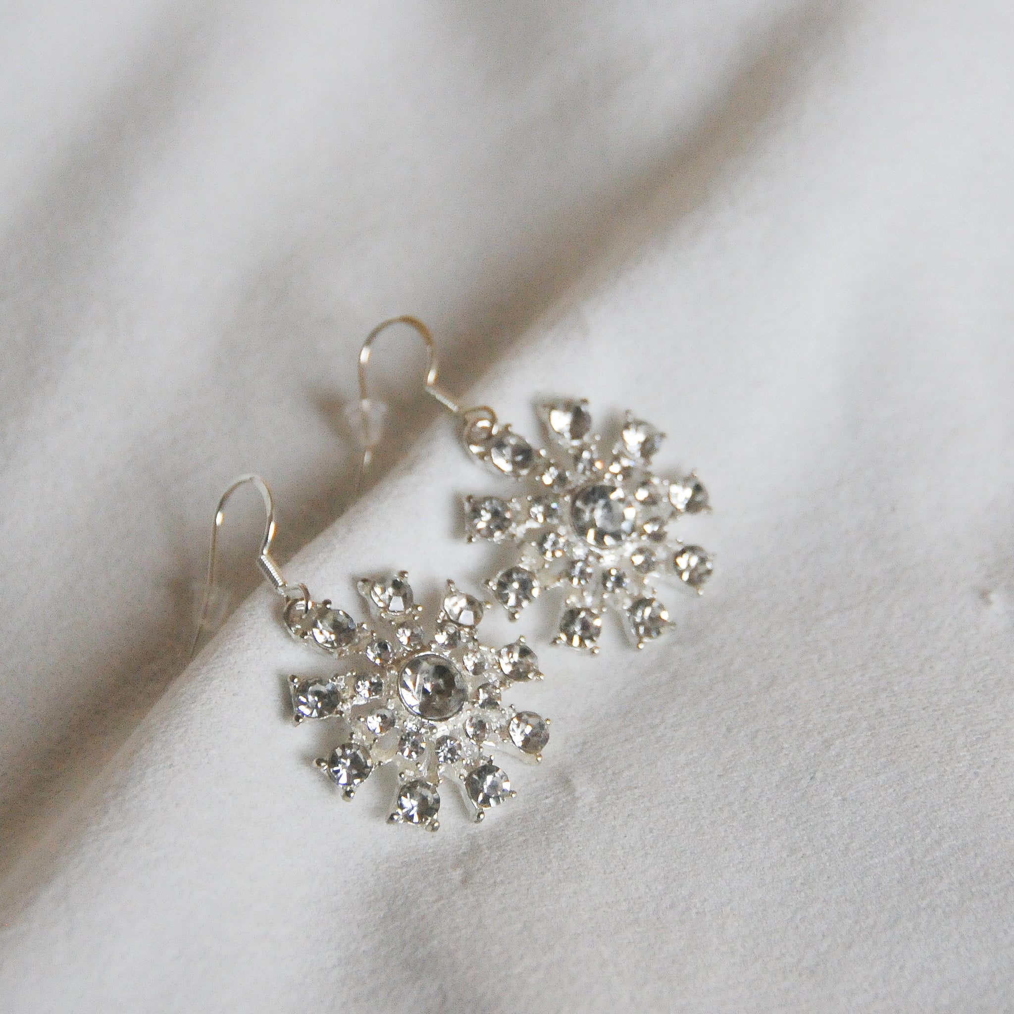 Giant Snowflake Earrings
